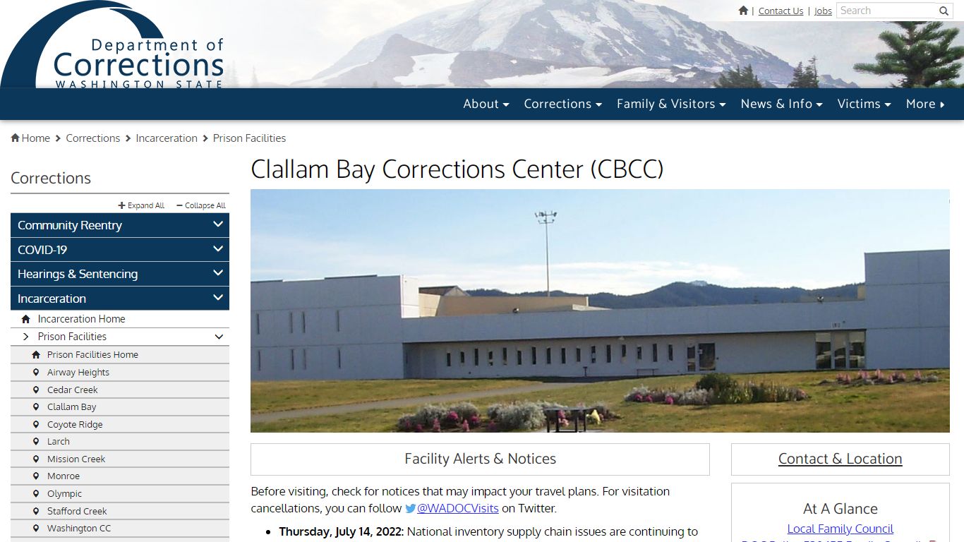 Clallam Bay Corrections Center (CBCC)